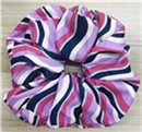 粉波浪印花发圈 Esme Scrunchie 图片